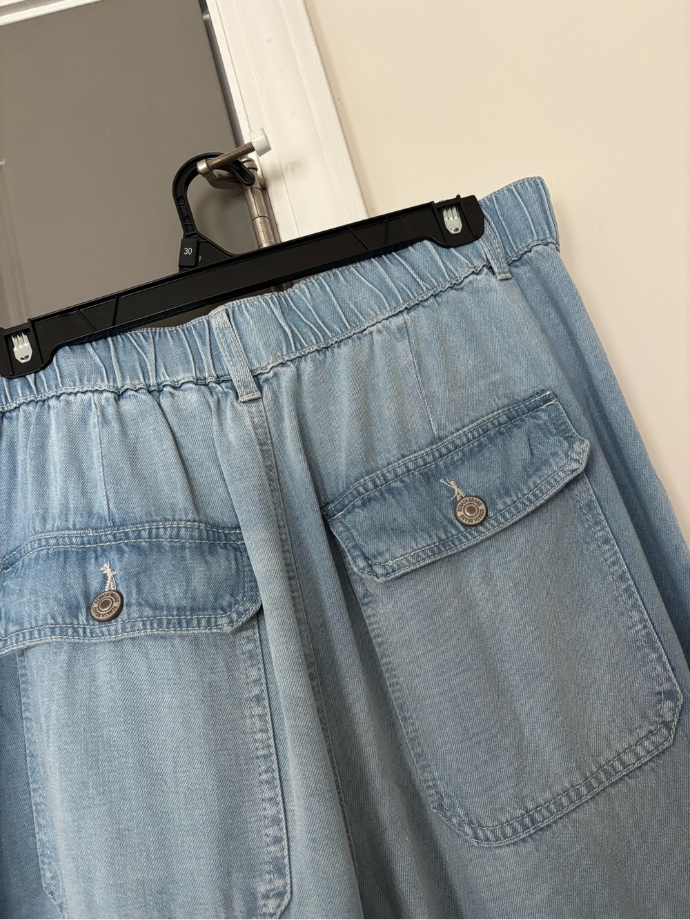 Rewash Light Blue Wide Leg Women’s Jeans - Picture 5 of 8